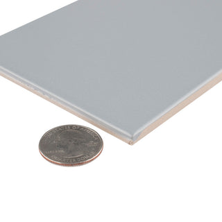 Projectos Matte Ceramic Floor and Wall Tile, Cloud Grey