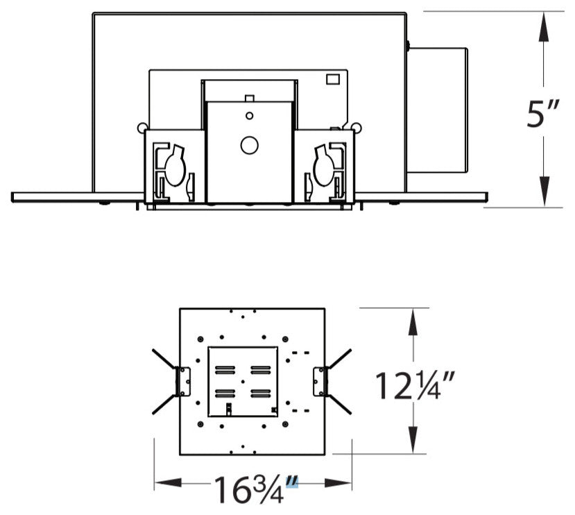 Tesla LED Multiple Single-Light New Construction Non-IC Housing