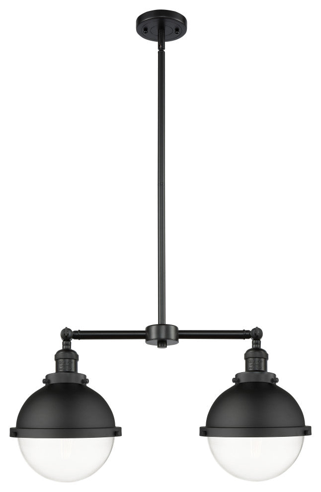 INNOVATIONS 209-BK-HFS-82-BK-LED 2-Light Island Light Matte Black