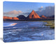 Colorado Lagoon and Volcano Pabellon, Landscape Canvas Art Print, 60x40