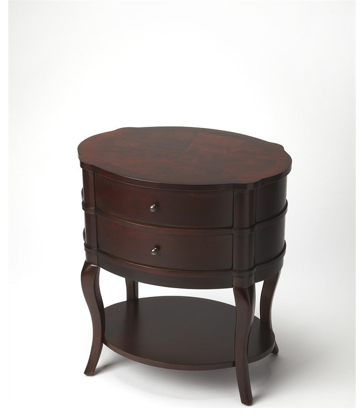 Butler Jarvis Plantation Cherry Oval Side Table