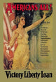 Americans All! Victory Liberty Loan- Canvas Poster 20" x 30"