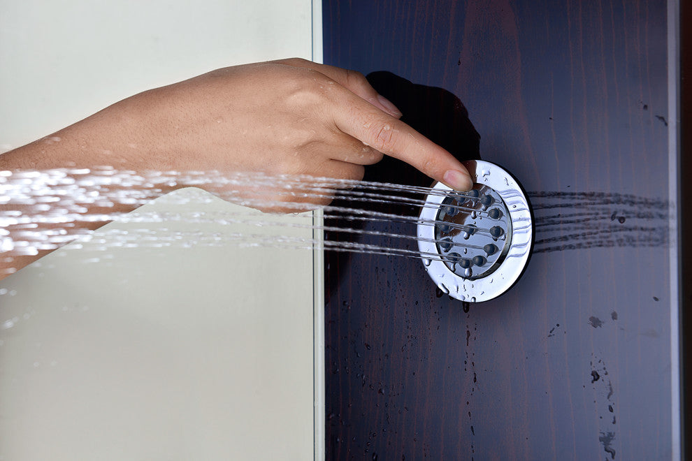 ANZZI Pure 59 in. 3-Jetted Heavy Rain Shower Panel and Spray Wand