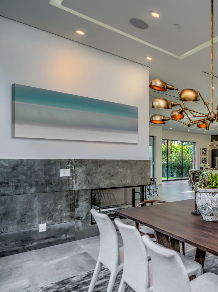 "Overcast" Print on Canvas, 45"x15"