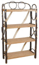Hickory Log Bookshelf, Hickory & Oak, 36 Inch