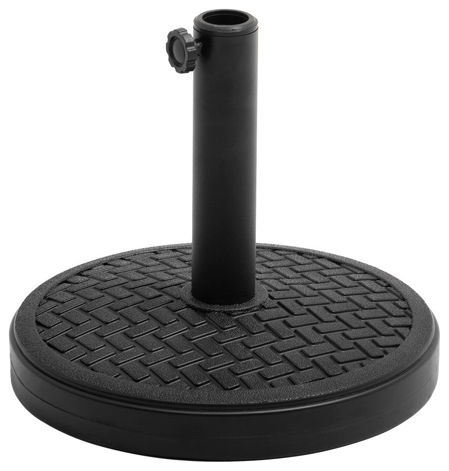 30lbs Heavy Duty Outdoor Patio Market Umbrella Base Round Cement Umbrella Stand,