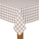 Buffalo Sand Checkered 100% Cotton Table Cloth, 60"x120"