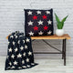 Parkland Collection The Stars Transitional Navy Blue Throw Pillow