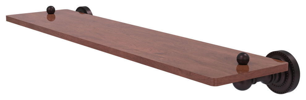 Dottingham 22" Solid Wood Shelf, Antique Bronze