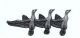 Triple Mallards Cabinet Pull, Pewter