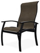 Belle Isle Sling Outdoor Dining Chair, Kora/Black