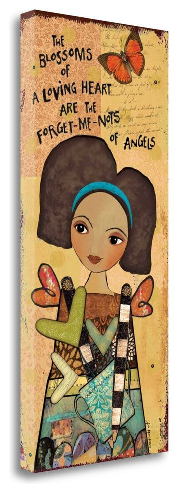 "Guardian Angel III" By Jo Moulton, Giclee Print on Gallery Wrap Canvas