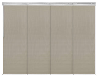 Estelle 4-Panel Track Extendable Vertical Blinds 48-88"W