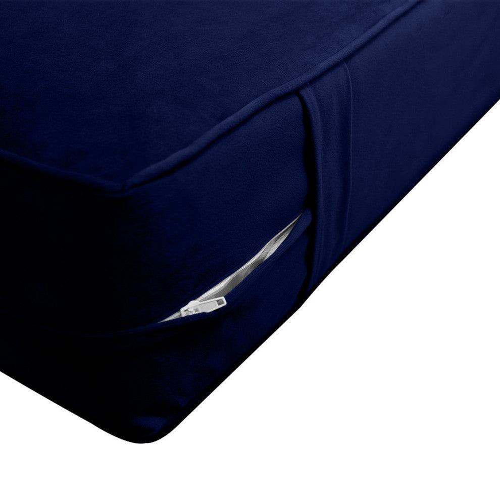 Same Pipe 8" Twin 75x39x8 Velvet Indoor Daybed Mattress |COVER ONLY|-AD373