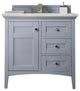 Palisades 36" Vanity, Silver Gray, Eternal Jasmine Pearl Quartz Top