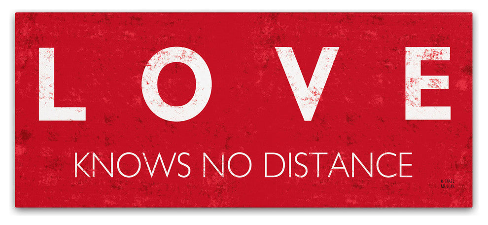 ''Love Knows No Distance'' Canvas Art by Michael Mullan