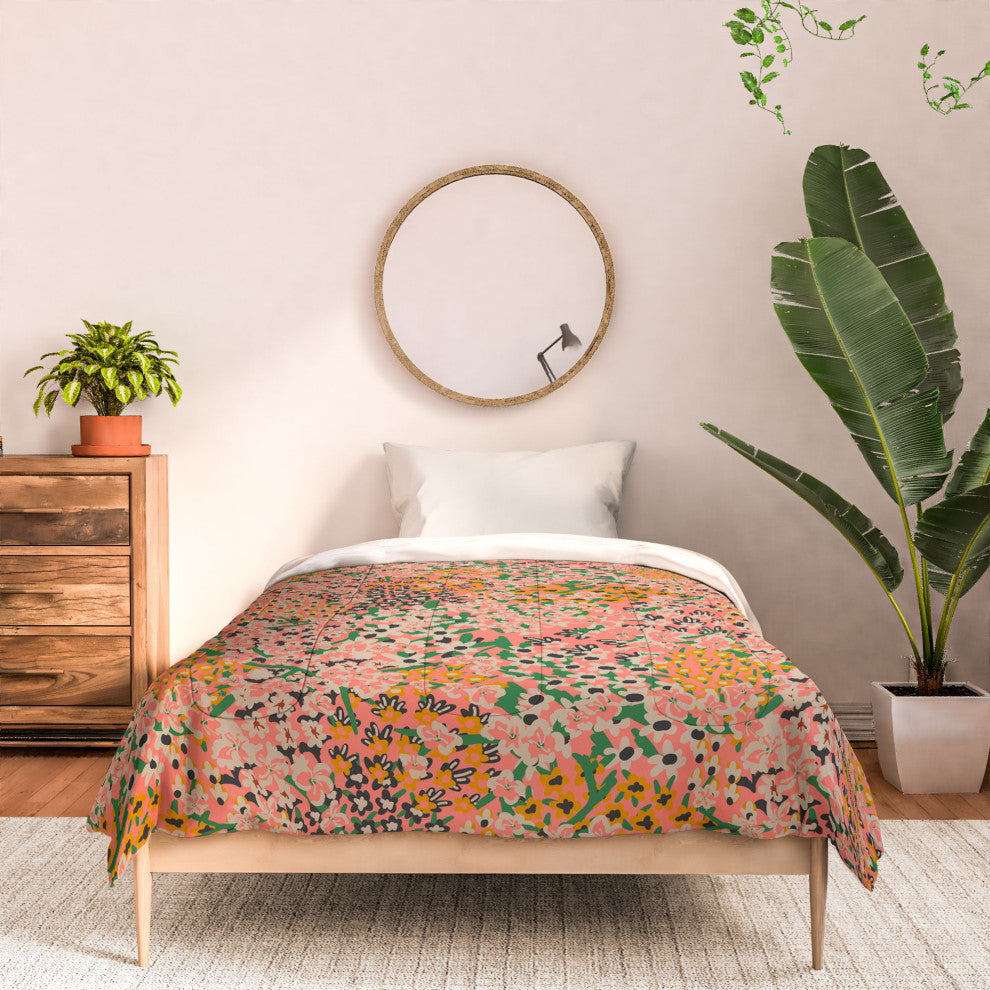 Deny Designs Holli Zollinger Bengal Maya Floral Bed in a Bag, Twin