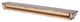 Dogberry Collections Shaker Wood Mantel, Dark Chocolate, 72"