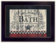 "Hot Bath" by Linda Spivey, Ready to Hang Framed Print, Black Frame