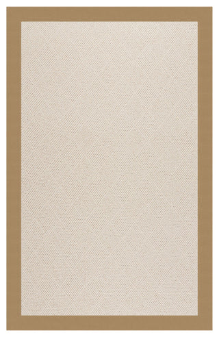 Zoe-White Wicker Machine Tufted Rectangle Rug, Light Gold, 3'x5'