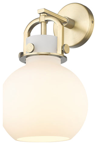 Innovations Newton Sphere 1 8" Sconce Brushed Brass