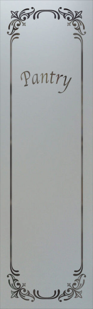 Pantry Door - Lenora - Primed - 30" x 80" - Knob on Left - Push Open