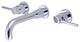 Motegi Two Handle Wall Mount Vessel Filler, Polished Chrome