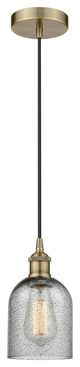 Innovations 616-1P-AB-G257-LED 1-Light Mini Pendant, Antique Brass