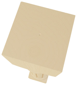 Richmond Fluted Cabinet Column (Top Block: 6", Bottom Block: 7"), Alder
