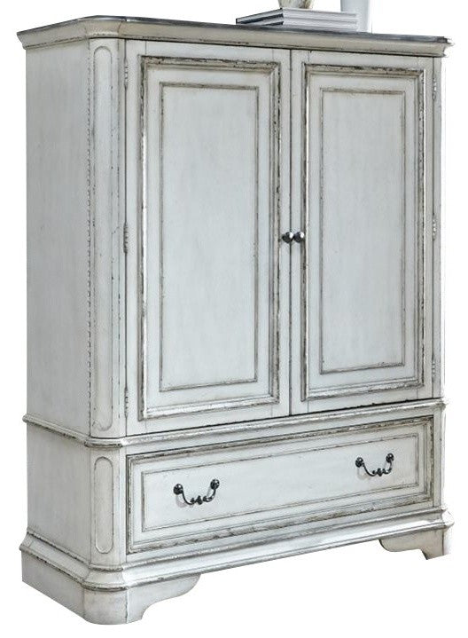 Liberty Magnolia Manor Door Chest, Antique White