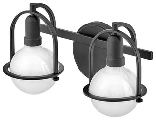 Hinkley Lighting 53772 Somerset 2 Light 16"W Bathroom Vanity - Black