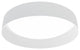 Eglo 1x18w Led Ceiling Light W/ White Glass And White Fabric Shade - 93387A
