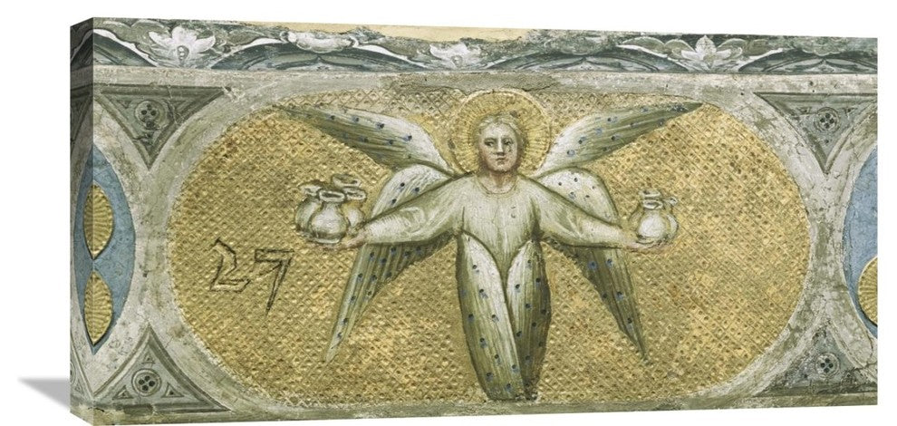 "Angel With Seven Cruets For The Scourges" Artwork, 30"x15"