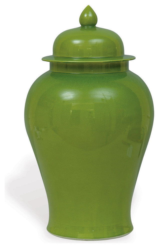 Apple Green Temple Jar