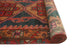 Fine Vintage Distressed Bitanig Charcoal/Rust Runner, 3'4x10'4