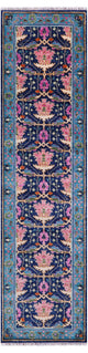 Runner Turkish Oushak Hand-Knotted Wool Rug 2' 7" X 10' 1" - Q15919