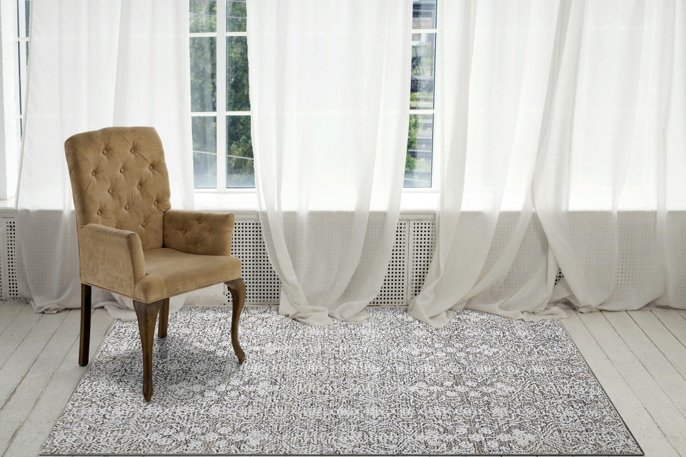 Dynamic Rugs Vigo Wool, Poly Cotton & Nylon Poly Micro Handmade Area Rug 8X10