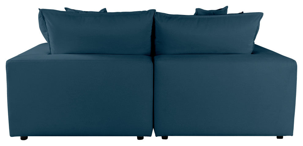 Cali Modular Loveseat, Navy