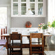 Geometric Floral Monochromatic Wallpaper, Medium Gray & Light Gray, Sample