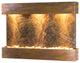 Reflection Creek Water Feature by Adagio, Green Marble, Rustic Copper