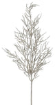 Vickerman 28" White Glitter Wild Huck Spray, Set of 6, Champagne