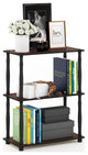 Furinno Turn-N-Tube 5 Tier Wide Shoe Rack, Americano, Stainless Steel Tubes