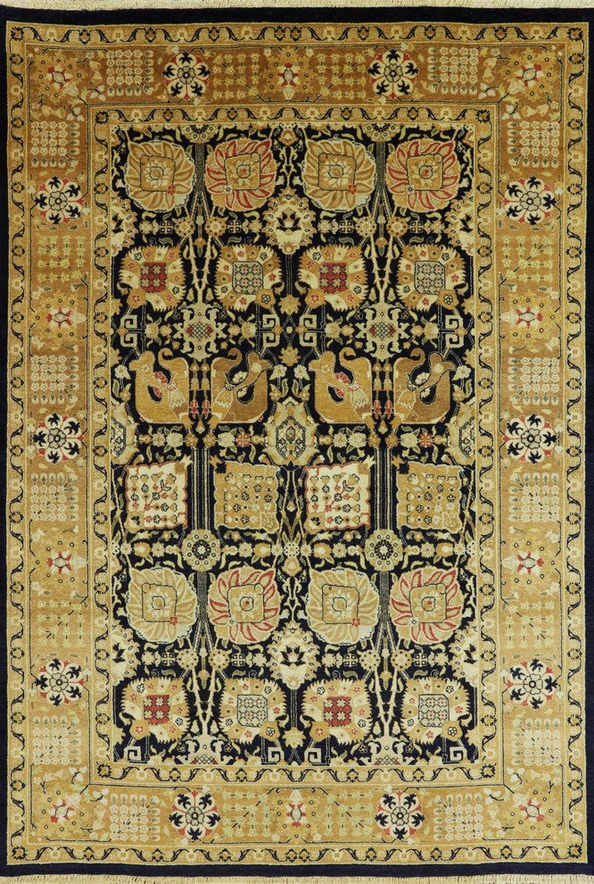6'x9' Handmade Oriental Peshawar Area Rug, W2084