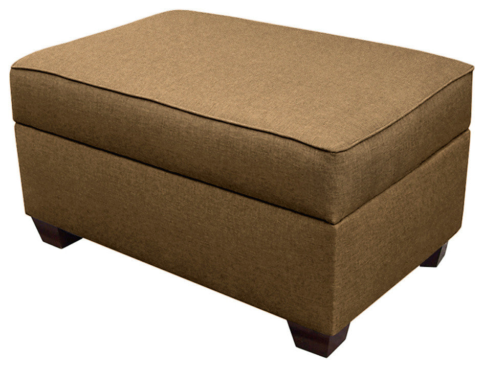 Duobed 24"x36" Storage Ottoman, Mocha