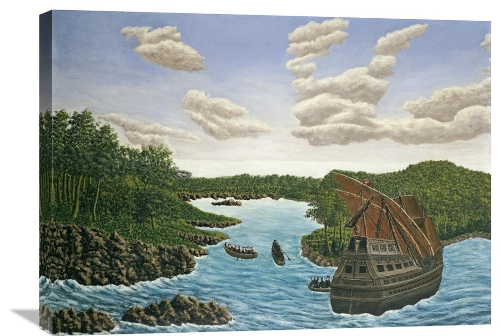 "Santa Maria" Artwork, 30" x 21"