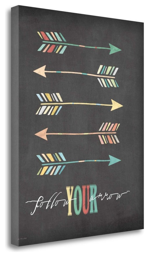 "Follow Your Arrow" By Jo Moulton, Giclee Print on Gallery Wrap Canvas
