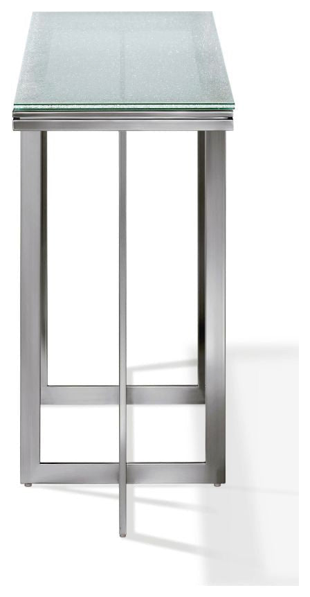Modus Eliza Media Console Table in Ultra White