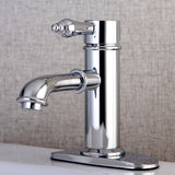 Single-Handle Bathroom Faucet, Brass Pop-Up, Polished Chrome
