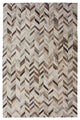 Cowhide Patchwork Rug, Atlas, Infuse, 9''x12''