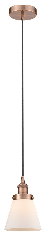 Innovations 616-1PH-AC-G61-LED 1-Light Mini Pendant, Antique Copper